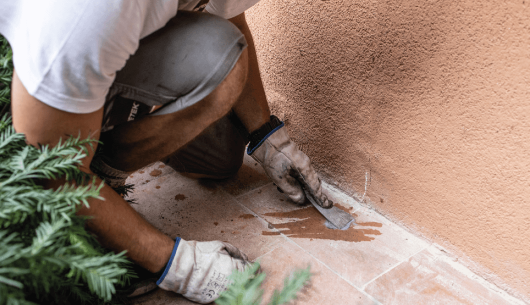 Sellado de las perforaciones y limpieza